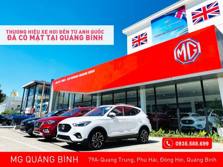 MG Quảng Bình - Cập nhật giá xe lăn bánh 2022