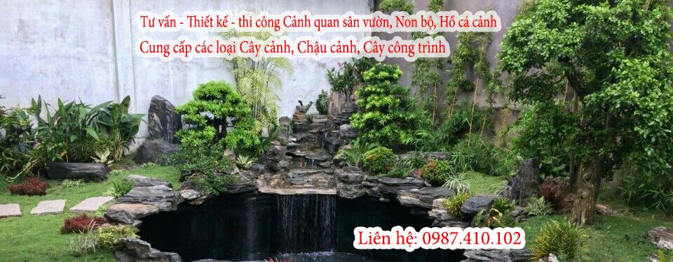 Sân vườn - Non bộ Quảng Bình