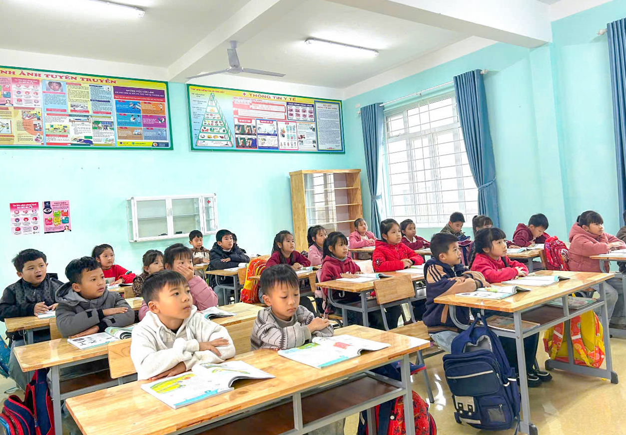Vụ 154 học sinh không đến trường sau Tết: Các em học sinh đã đi học trở lại